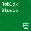 Green icon with roblox logos in background, Coder Kids icon
